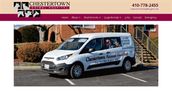 Desktop Screenshot of chestertownanimalhospital.com